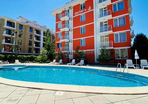 6691 2-к квартира в к-се «Gerber Residence 4», Солнечный Берег, Болгария.