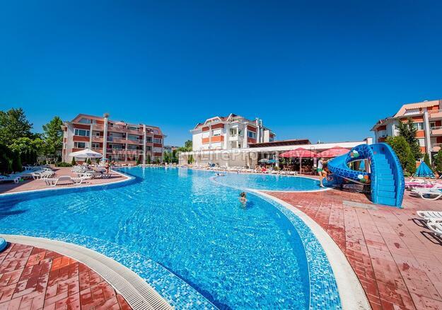 6838 2-к квартира в к-се «Sunny Fort», Солнечный Берег, Болгария!