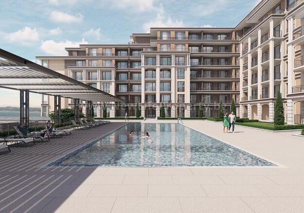 6845 3-к квартира с видом на море в к-се «Green Fort Suites», Солнечный Берег, Болгария!