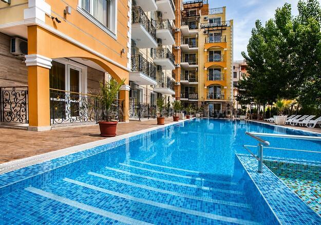 6985 2-к квартира в к-се «Sweet Homes 1», Солнечный Берег, Болгария!
