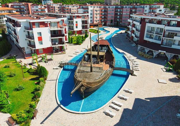 7008 3-к квартира с видом на море в к-се «Privilege Fort Beach», Елените, Болгария.